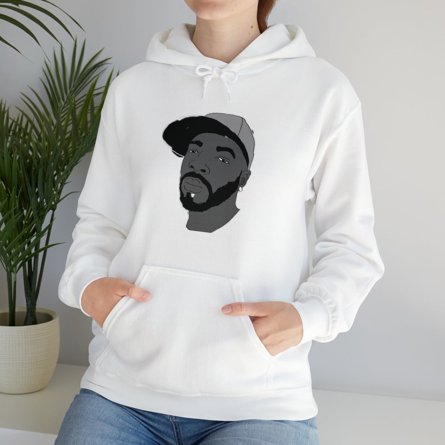 Phantom Head Scarred Hooded Sweatshirt