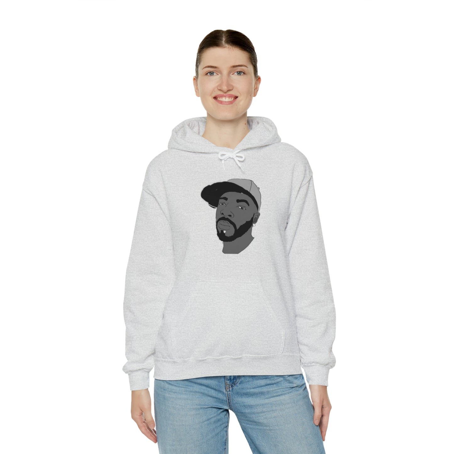 Phantom Head Scarred Hooded Sweatshirt