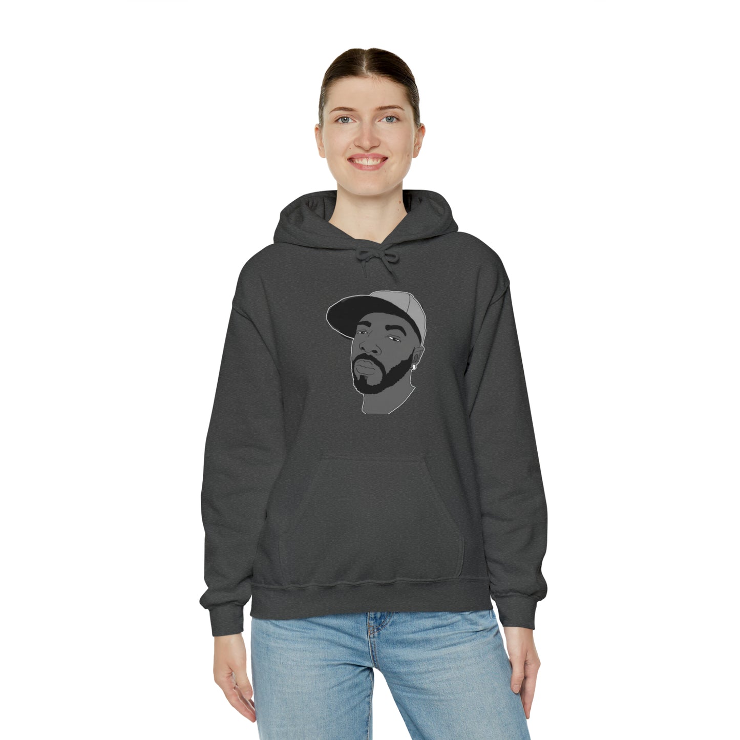 Phantom Head Scarred Hooded Sweatshirt