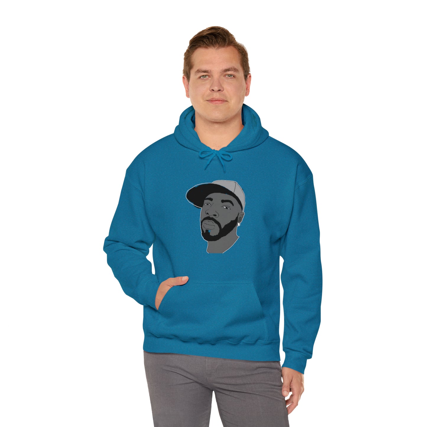Phantom Head Scarred Hooded Sweatshirt