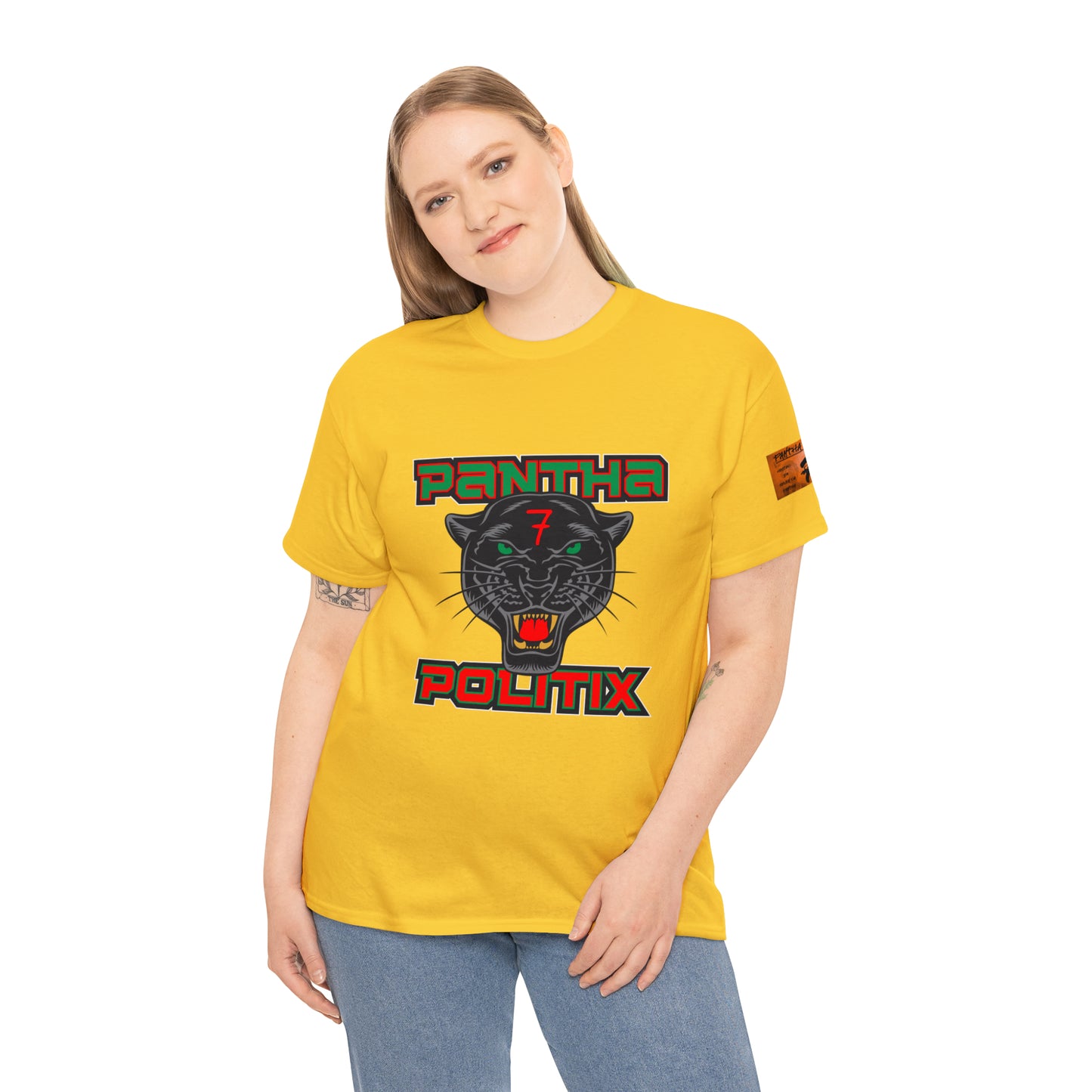Pantha Politix Podcast Heavy Cotton Tee
