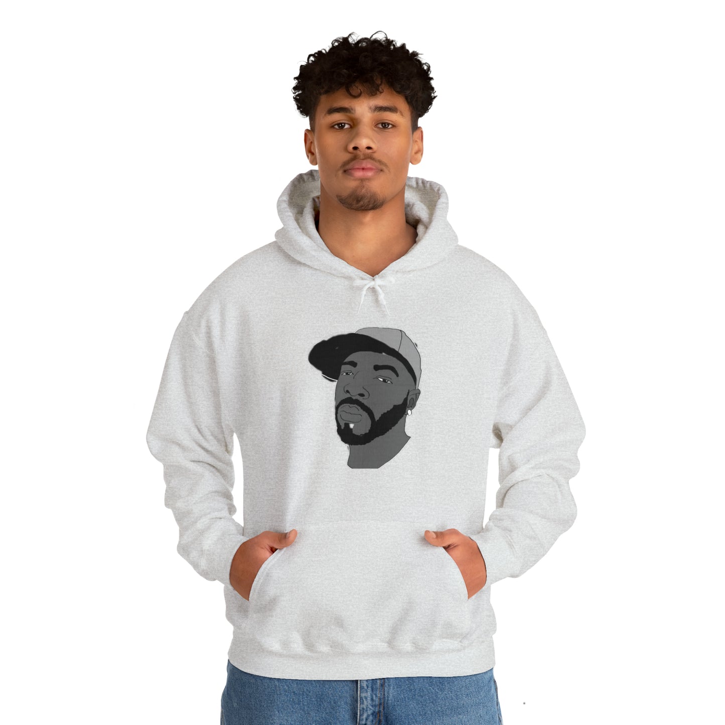 Phantom Head Scarred Hooded Sweatshirt