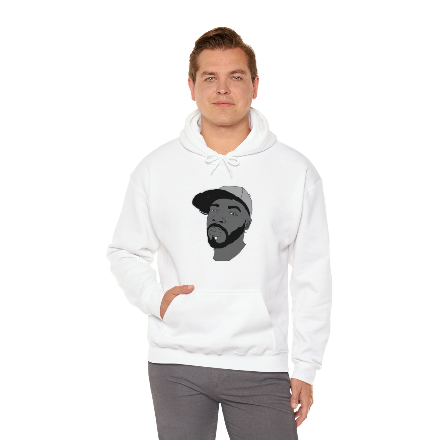 Phantom Head Scarred Hooded Sweatshirt