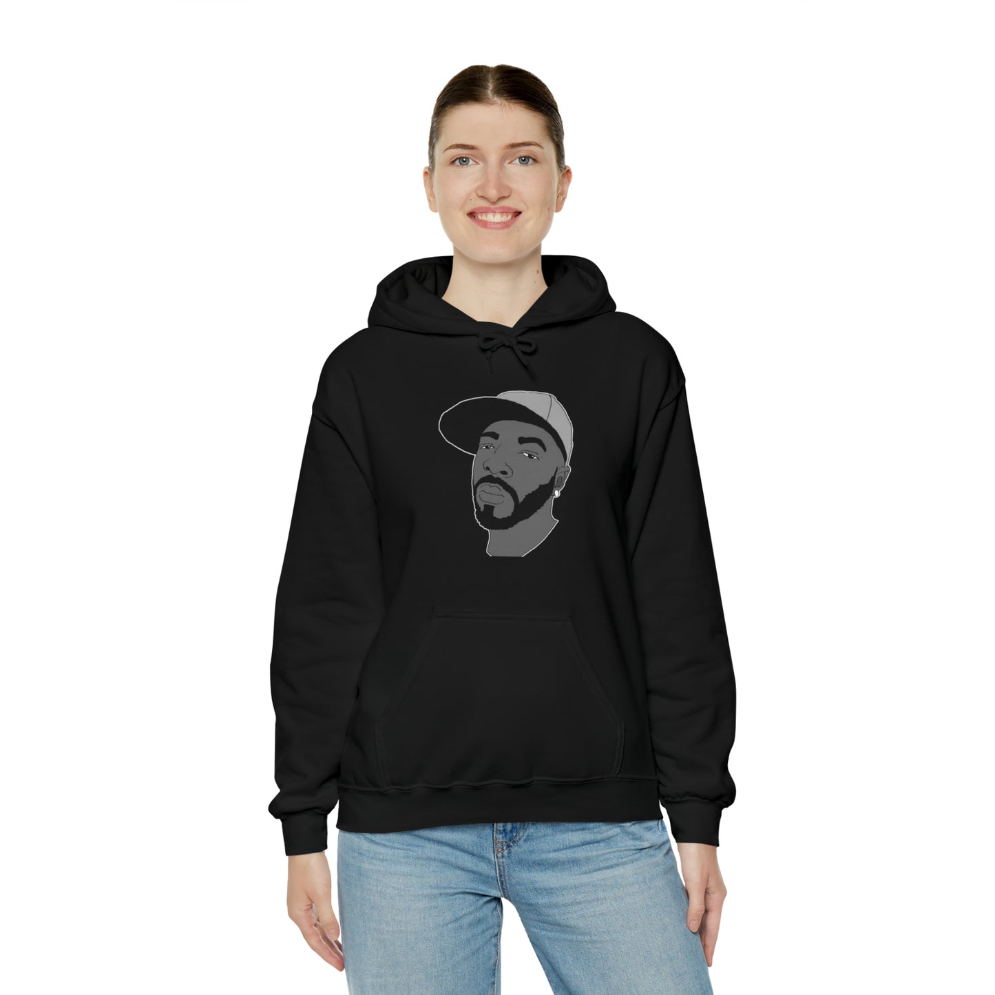 Phantom Head Scarred Hooded Sweatshirt