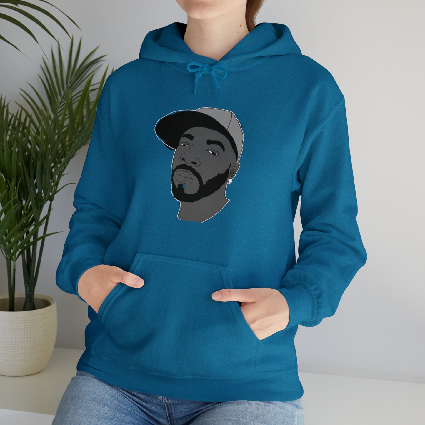 Phantom Head Scarred Hooded Sweatshirt