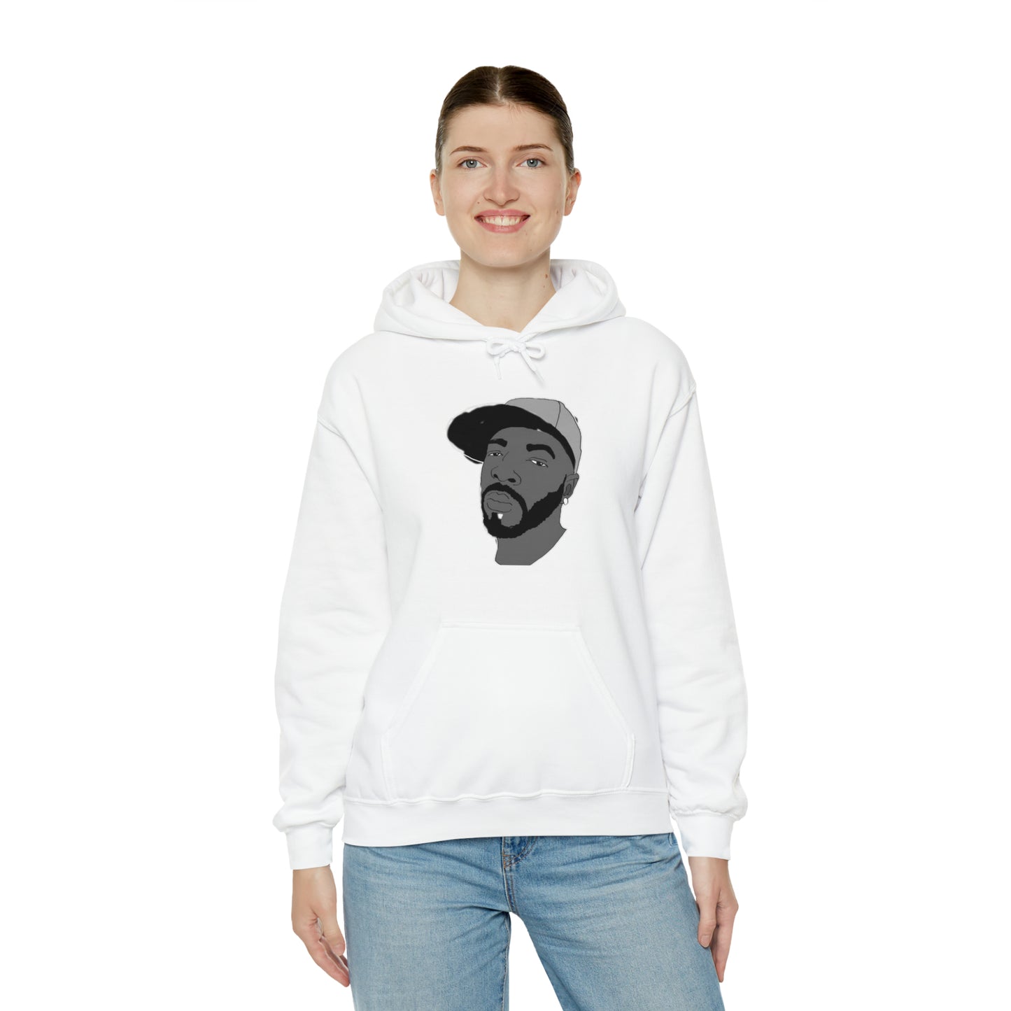 Phantom Head Scarred Hooded Sweatshirt