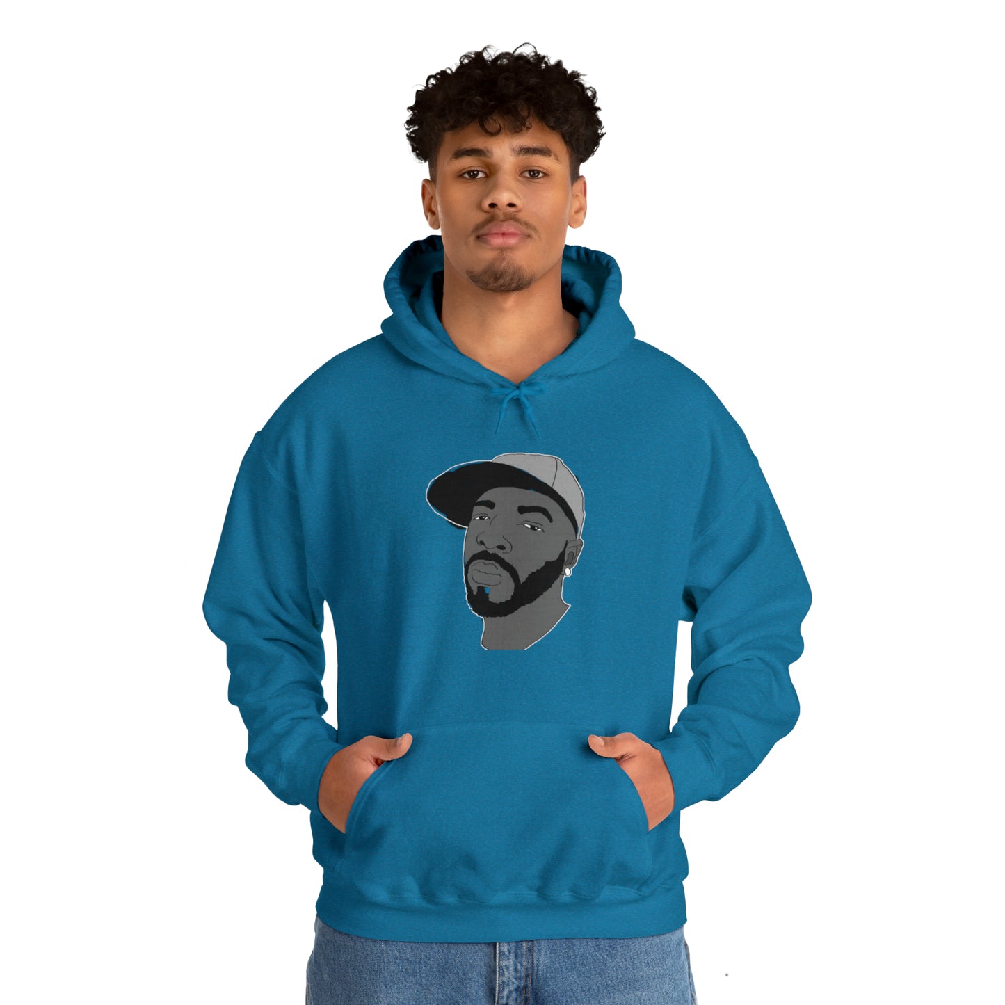 Phantom Head Scarred Hooded Sweatshirt