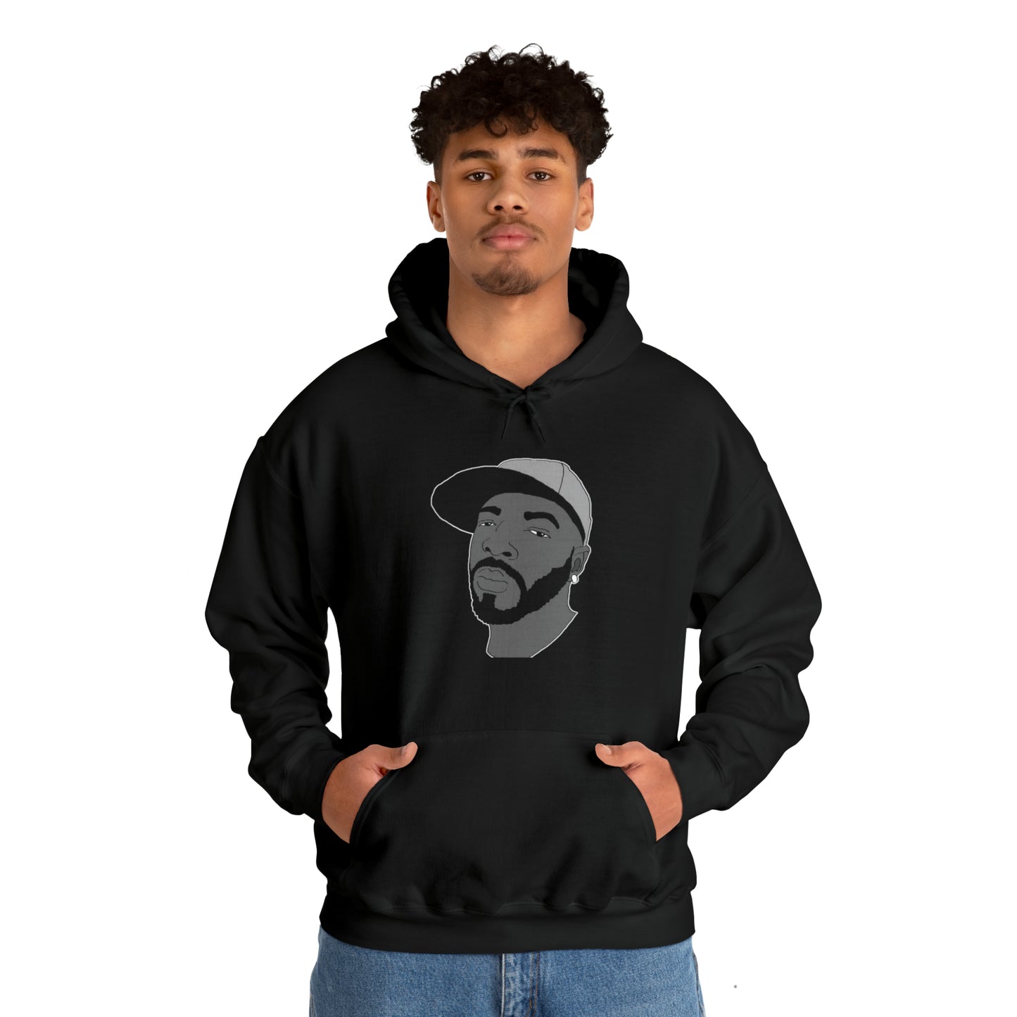 Phantom Head Scarred Hooded Sweatshirt
