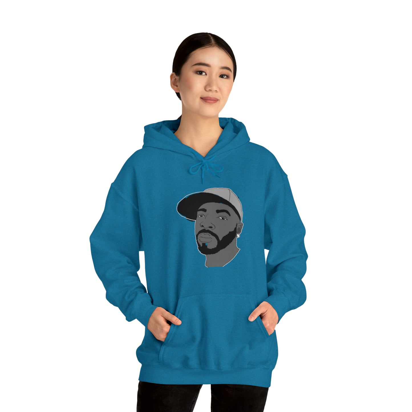 Phantom Head Scarred Hooded Sweatshirt