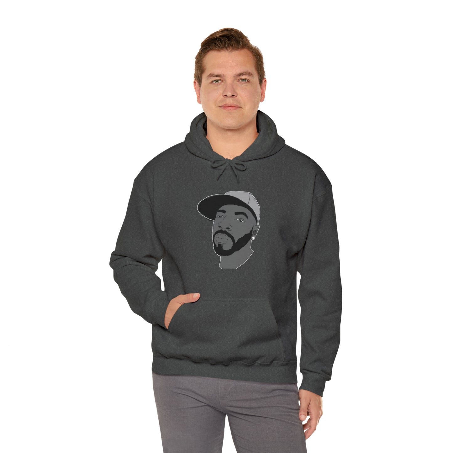 Phantom Head Scarred Hooded Sweatshirt