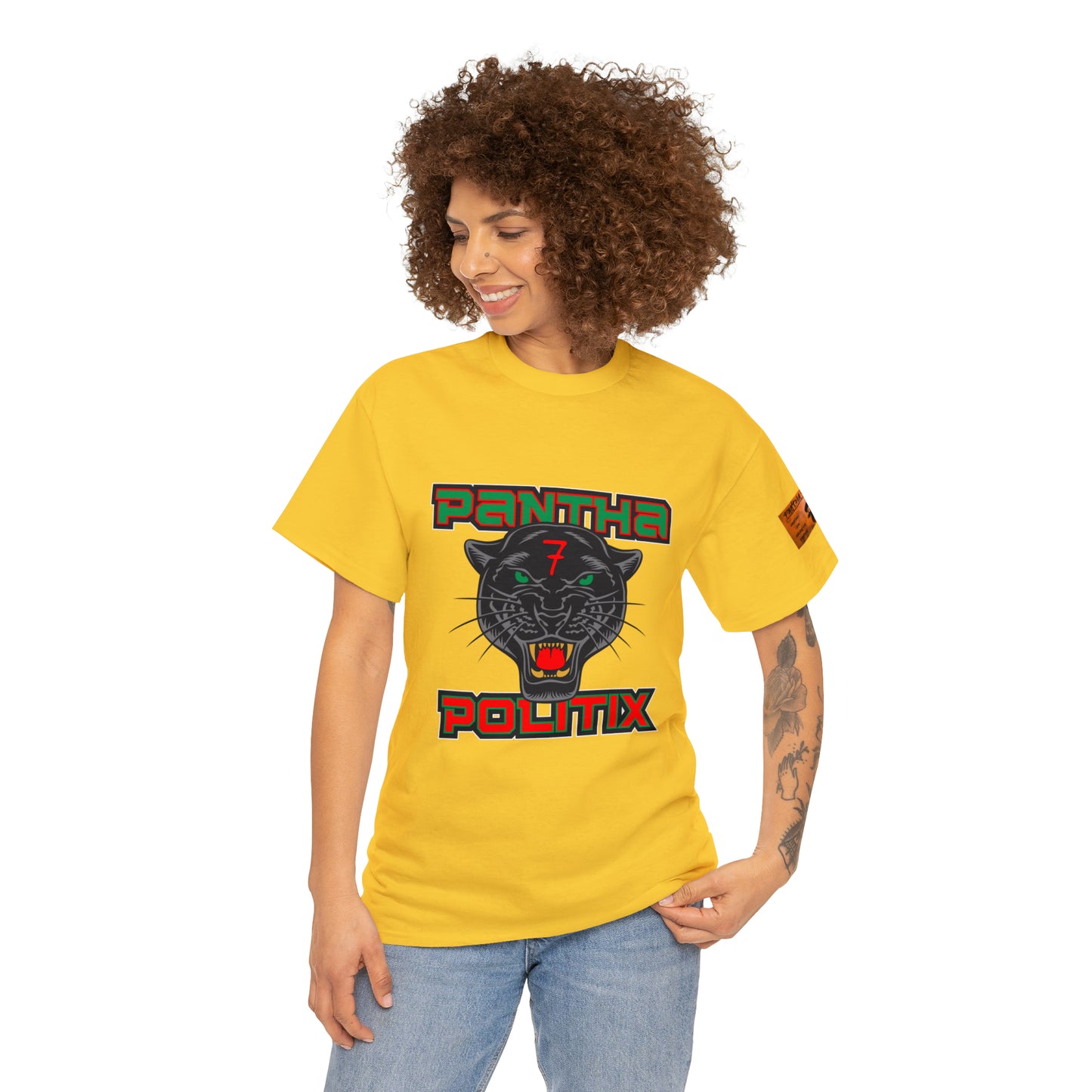 Pantha Politix Podcast Heavy Cotton Tee