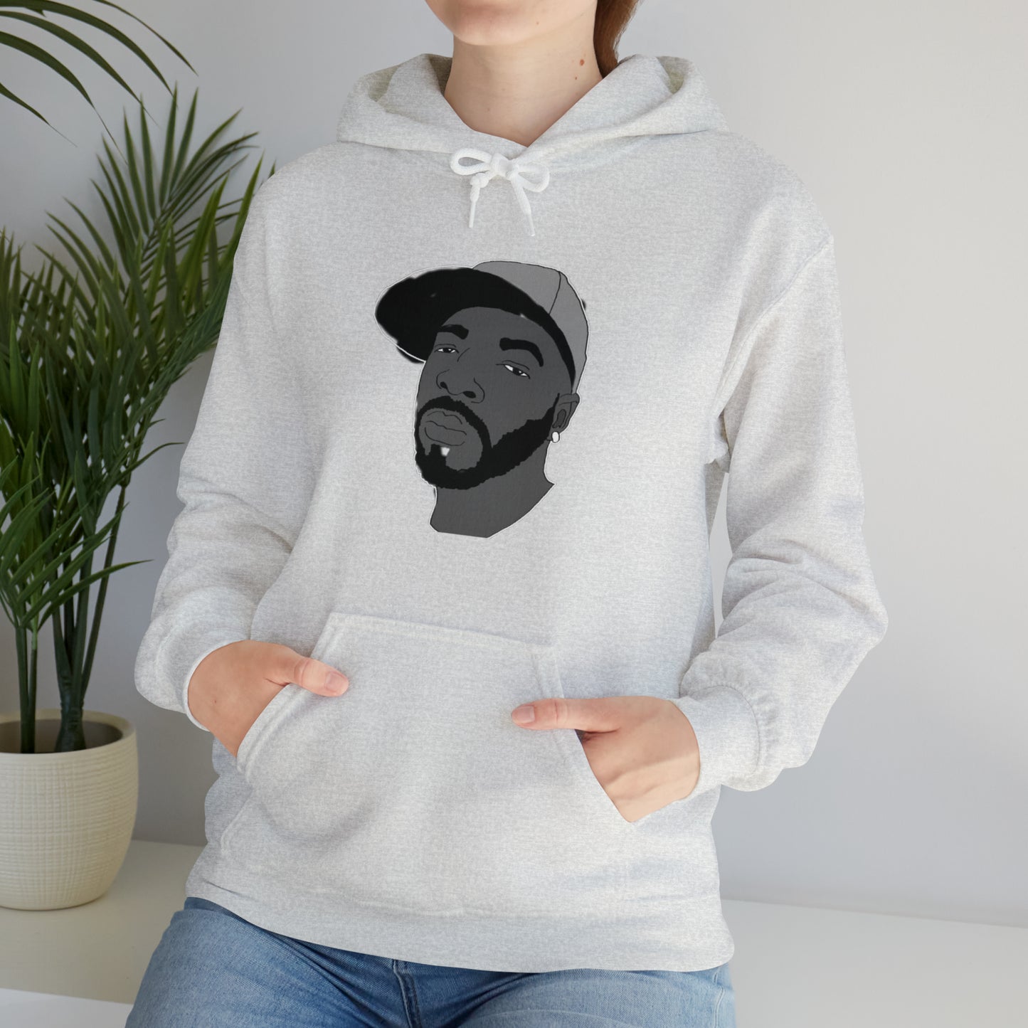 Phantom Head Scarred Hooded Sweatshirt