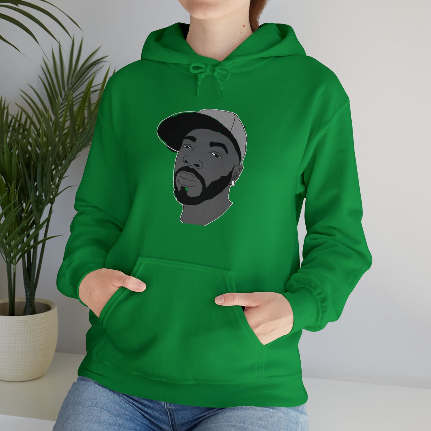 Phantom Head Scarred Hooded Sweatshirt
