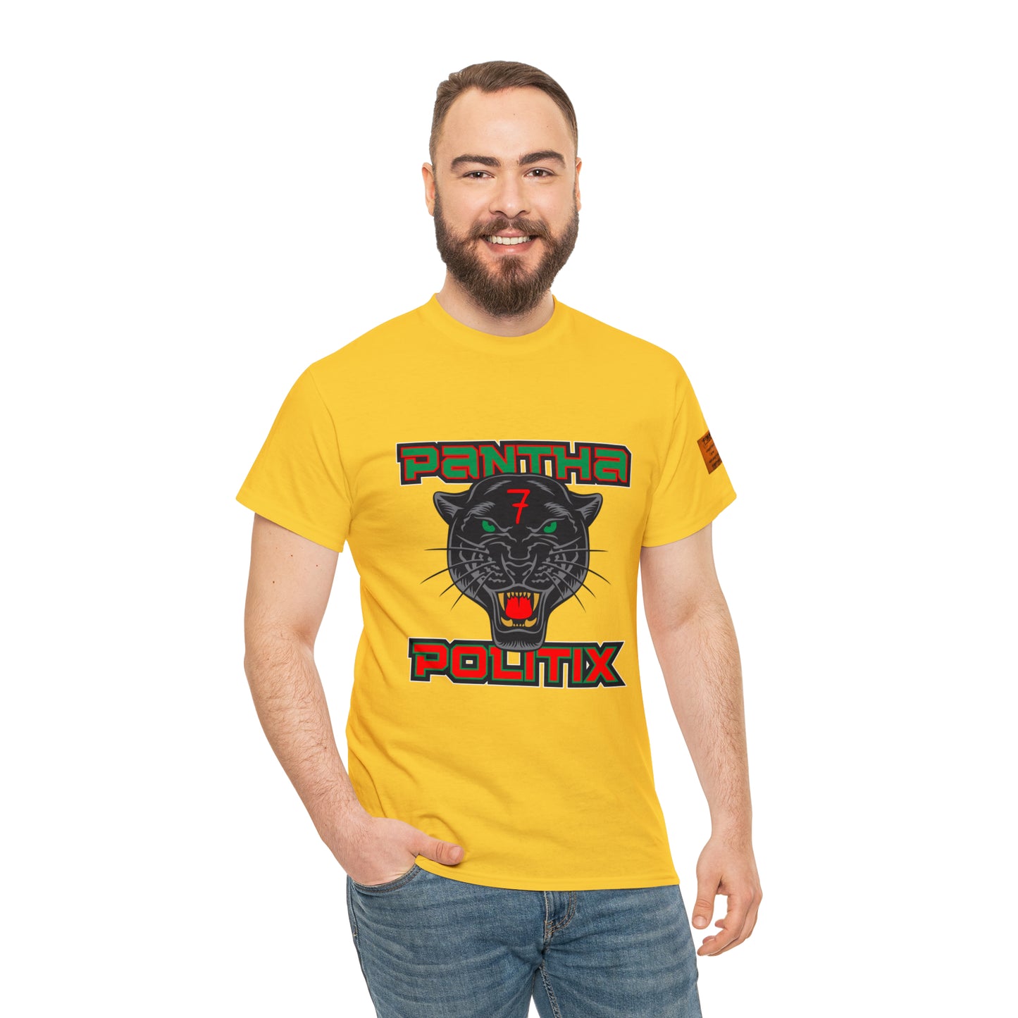Pantha Politix Podcast Heavy Cotton Tee
