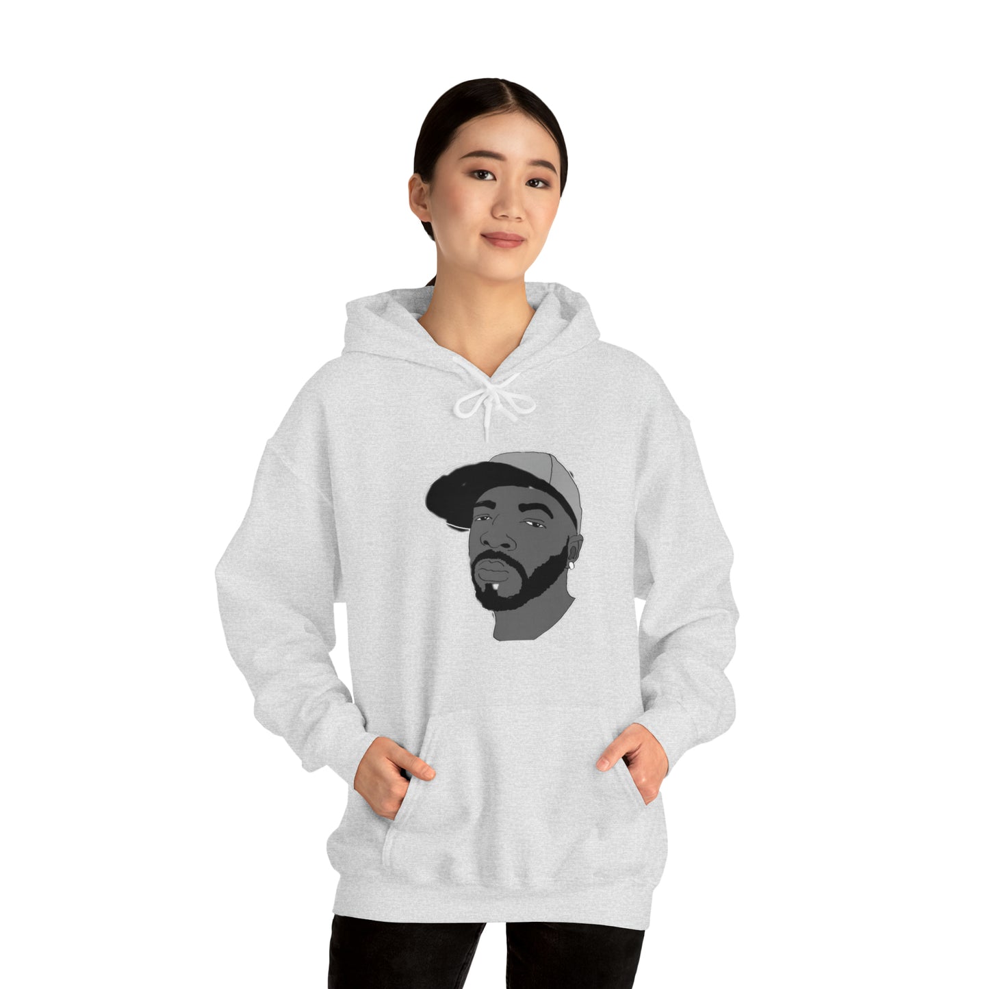 Phantom Head Scarred Hooded Sweatshirt