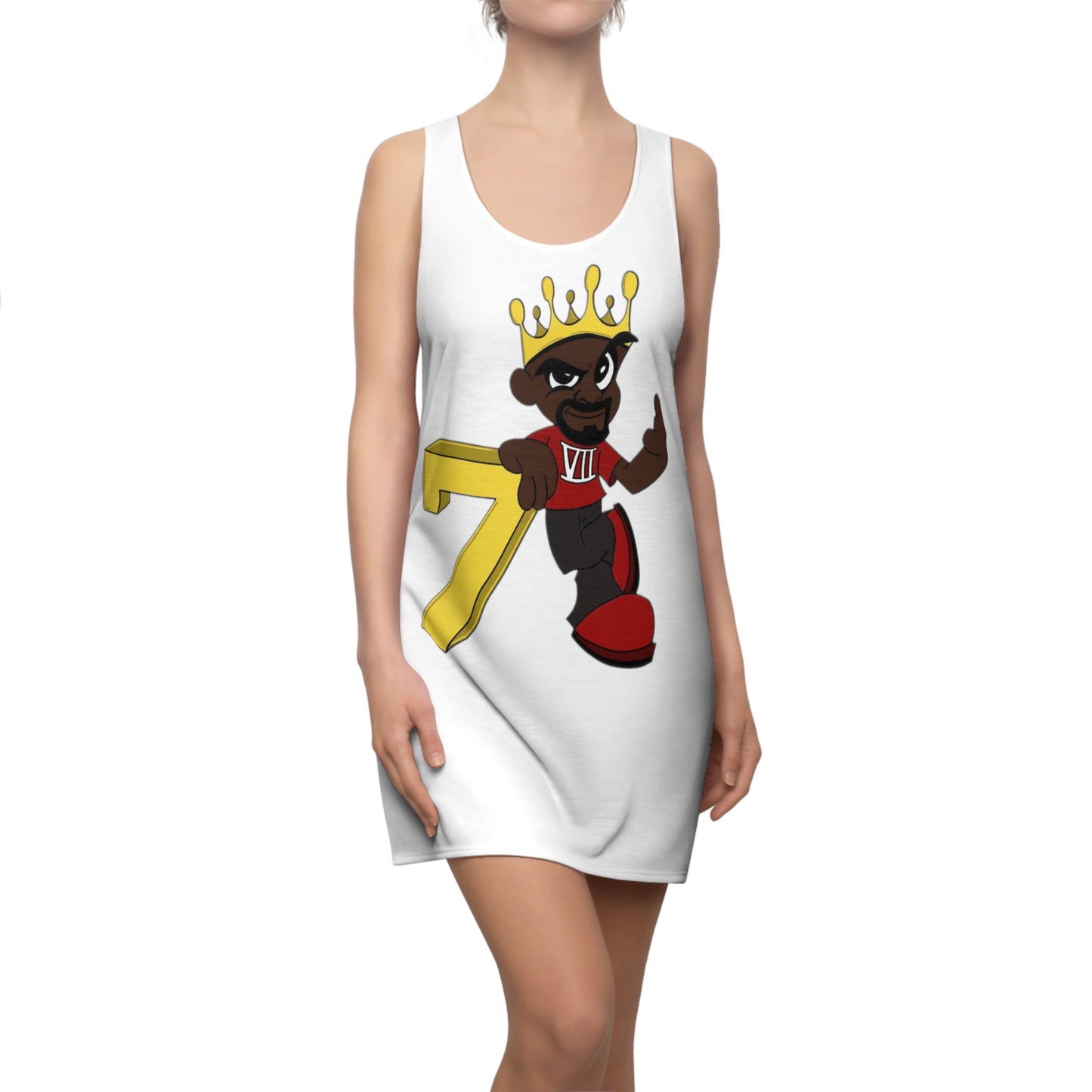 Women's SDP Scarred Racerback Dress (AOP)