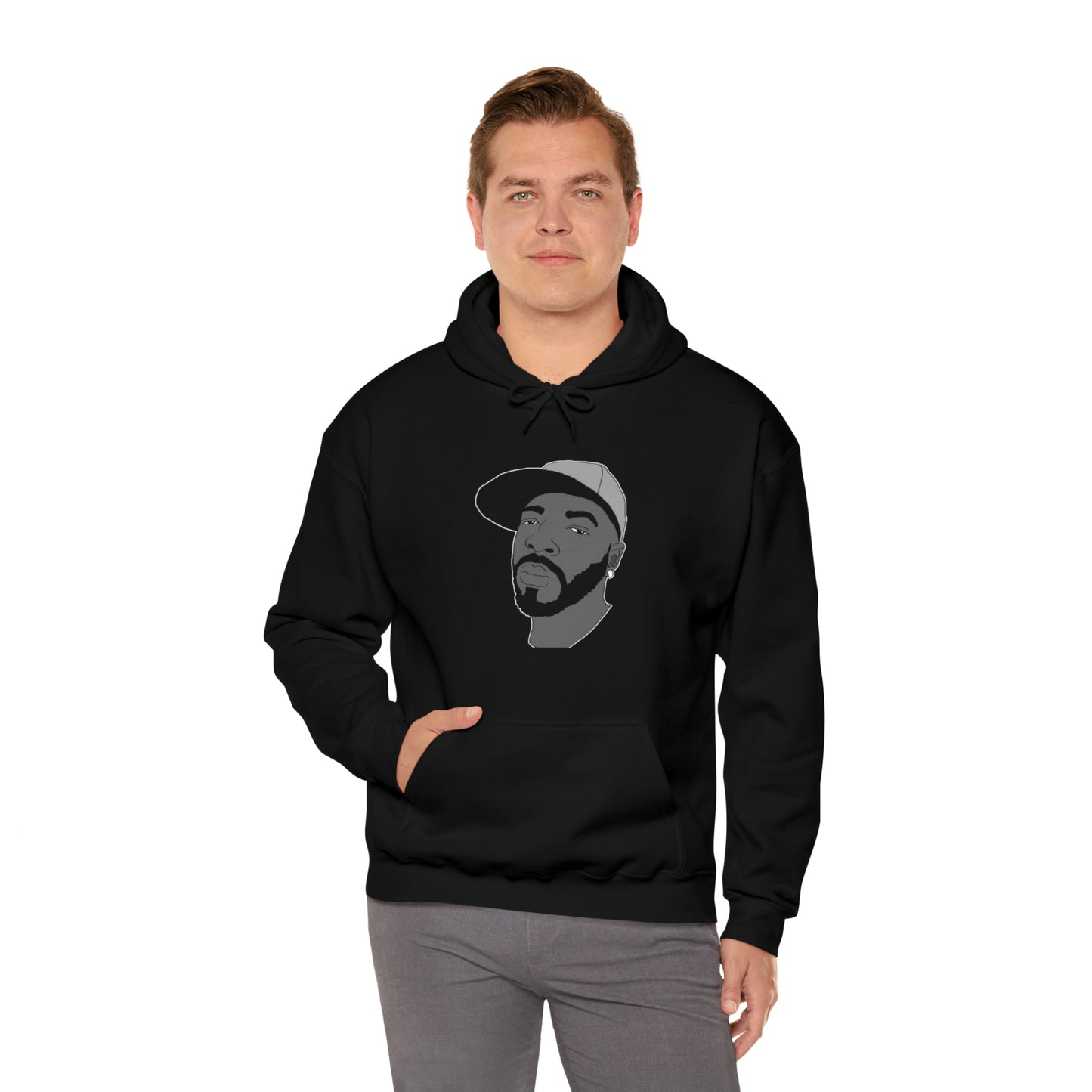 Phantom Head Scarred Hooded Sweatshirt