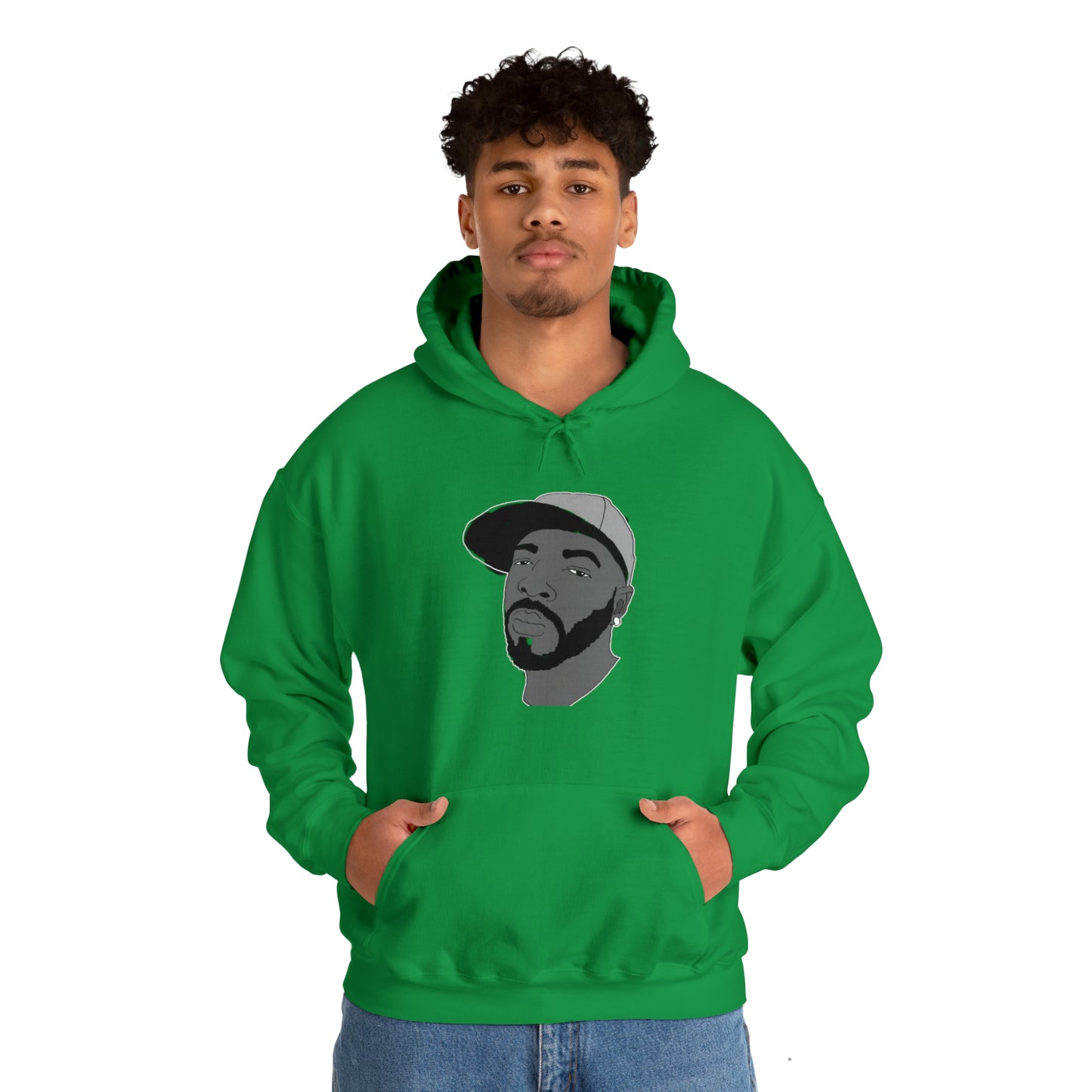 Phantom Head Scarred Hooded Sweatshirt