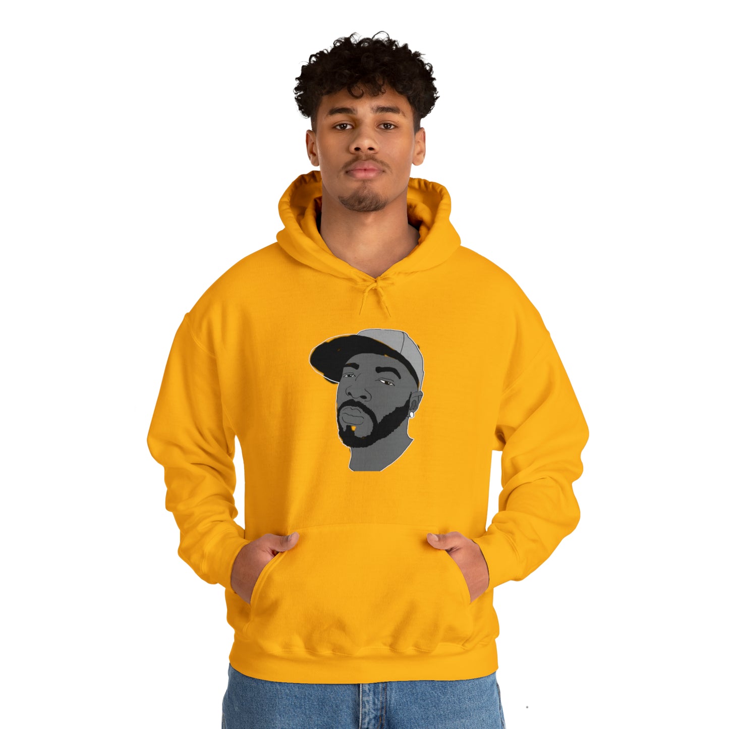 Phantom Head Scarred Hooded Sweatshirt