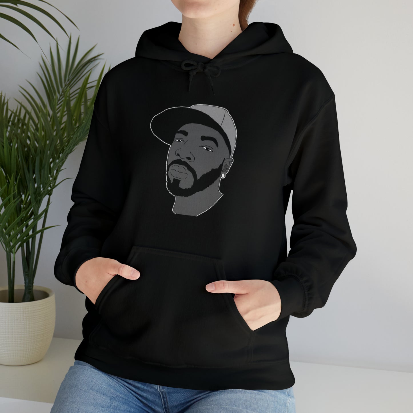 Phantom Head Scarred Hooded Sweatshirt