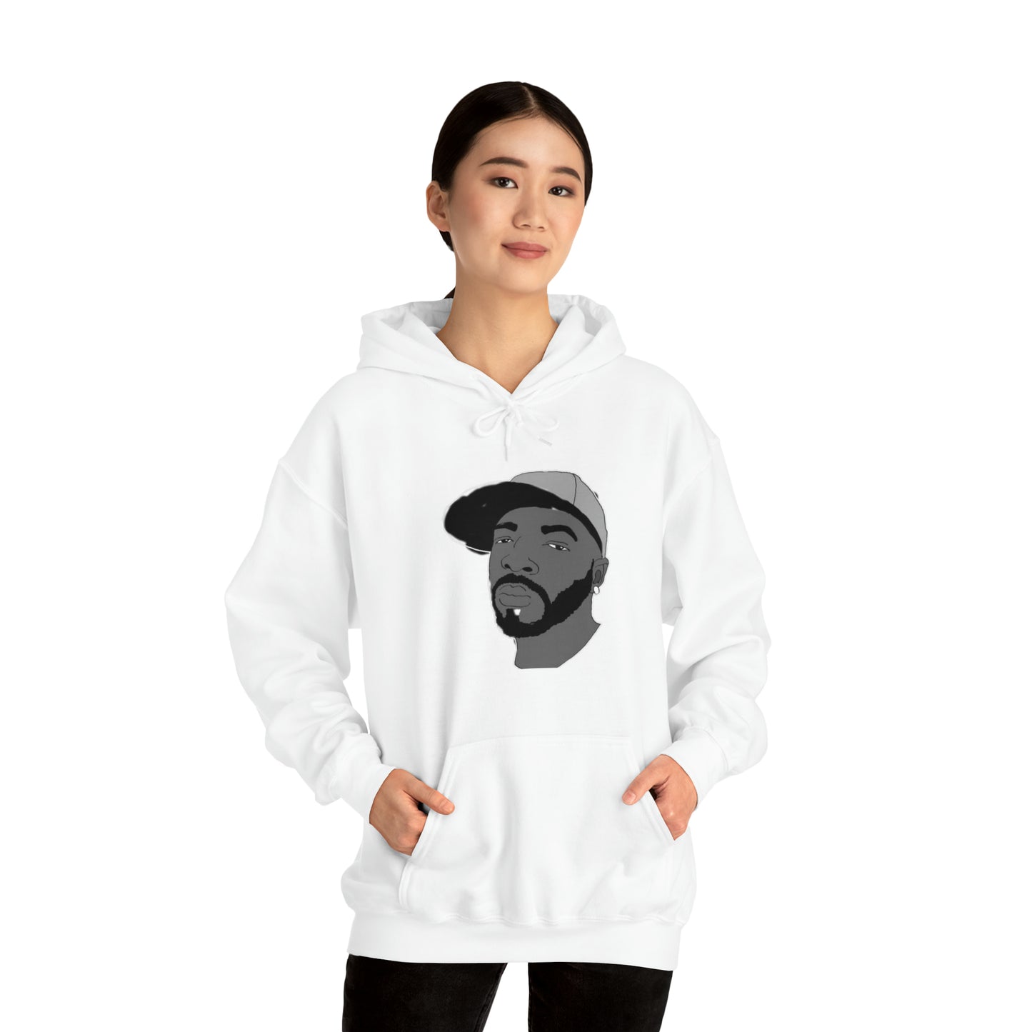 Phantom Head Scarred Hooded Sweatshirt