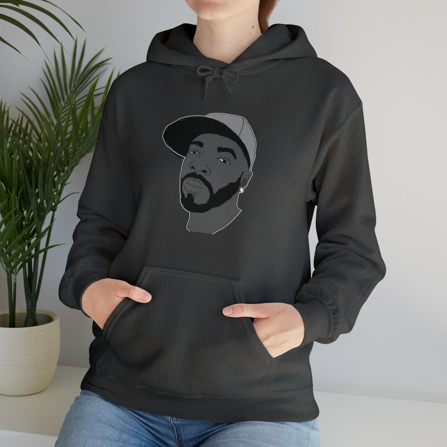 Phantom Head Scarred Hooded Sweatshirt