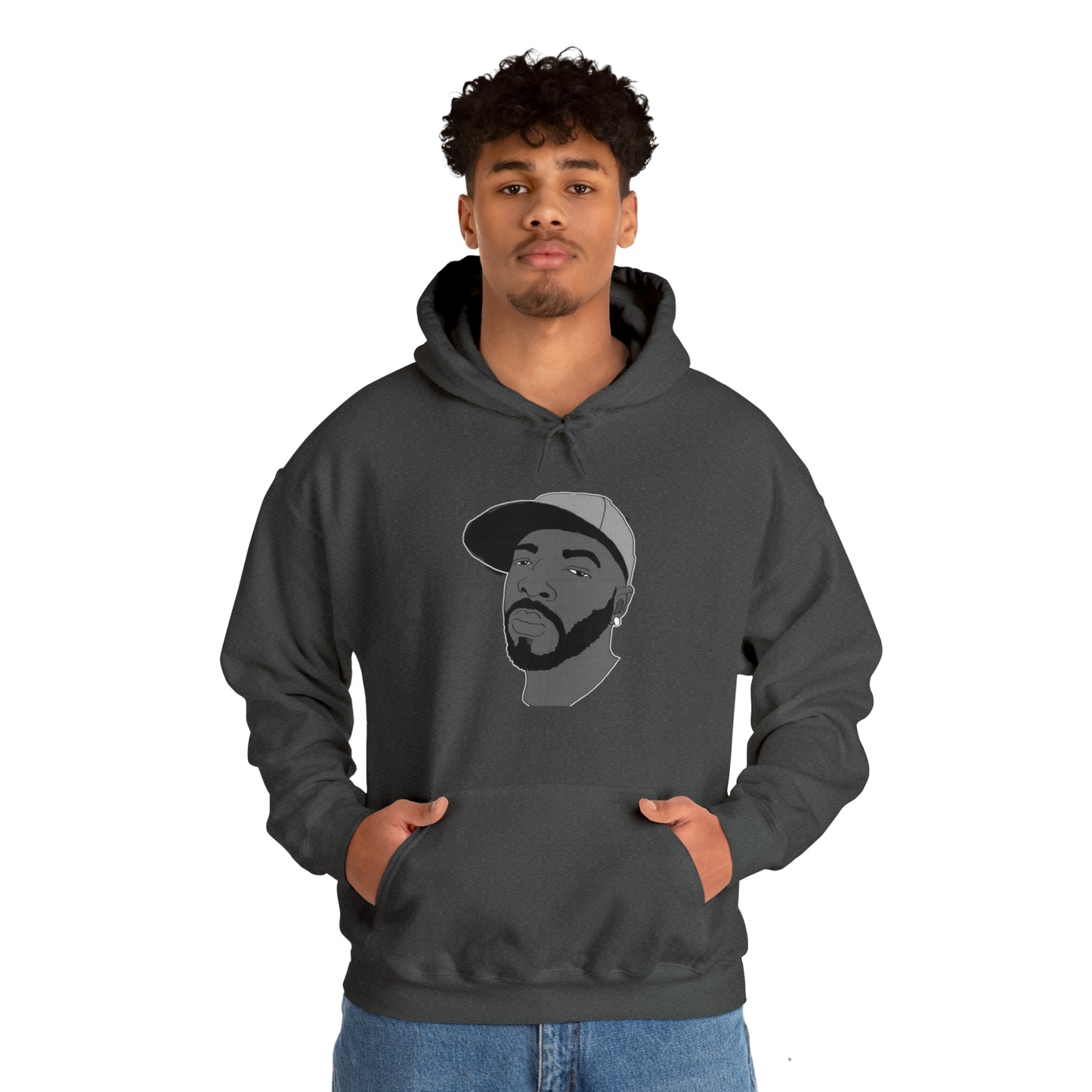 Phantom Head Scarred Hooded Sweatshirt