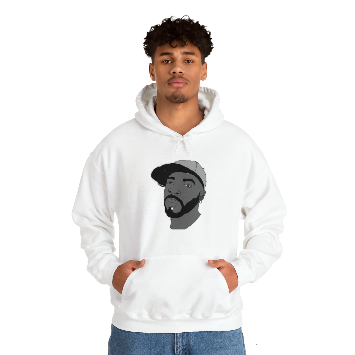 Phantom Head Scarred Hooded Sweatshirt