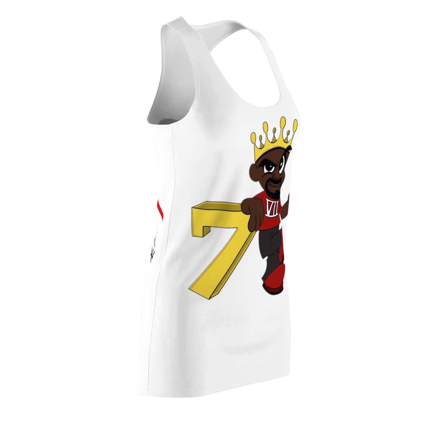 Women's SDP Scarred Racerback Dress (AOP)