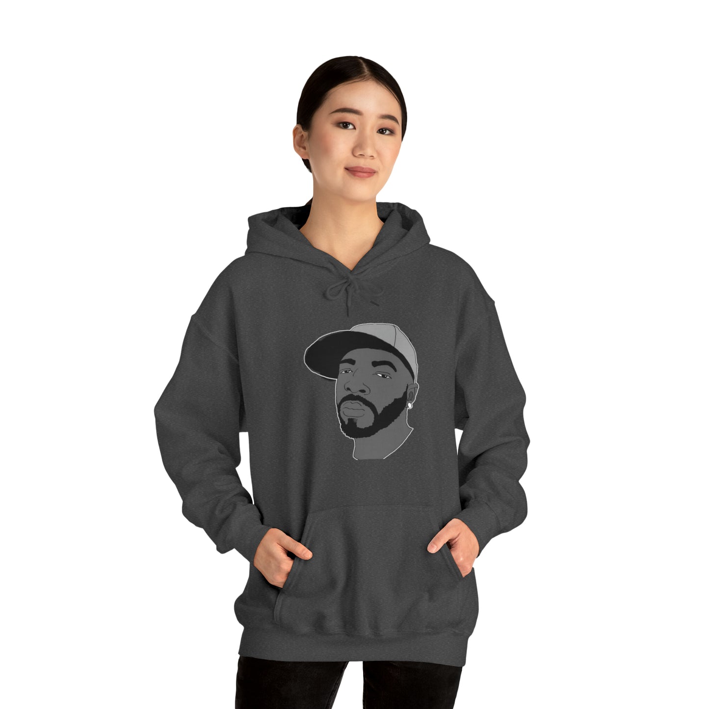 Phantom Head Scarred Hooded Sweatshirt