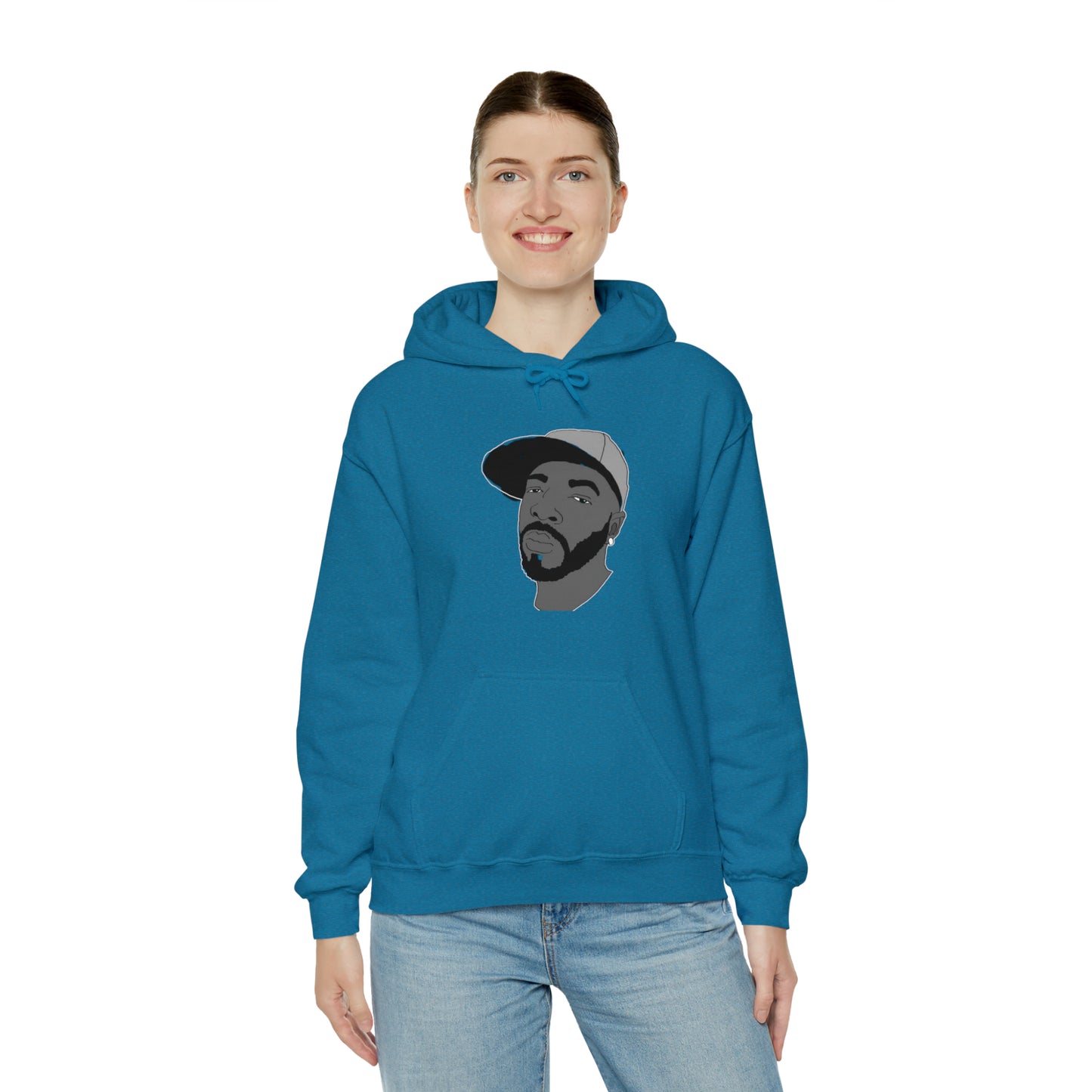 Phantom Head Scarred Hooded Sweatshirt