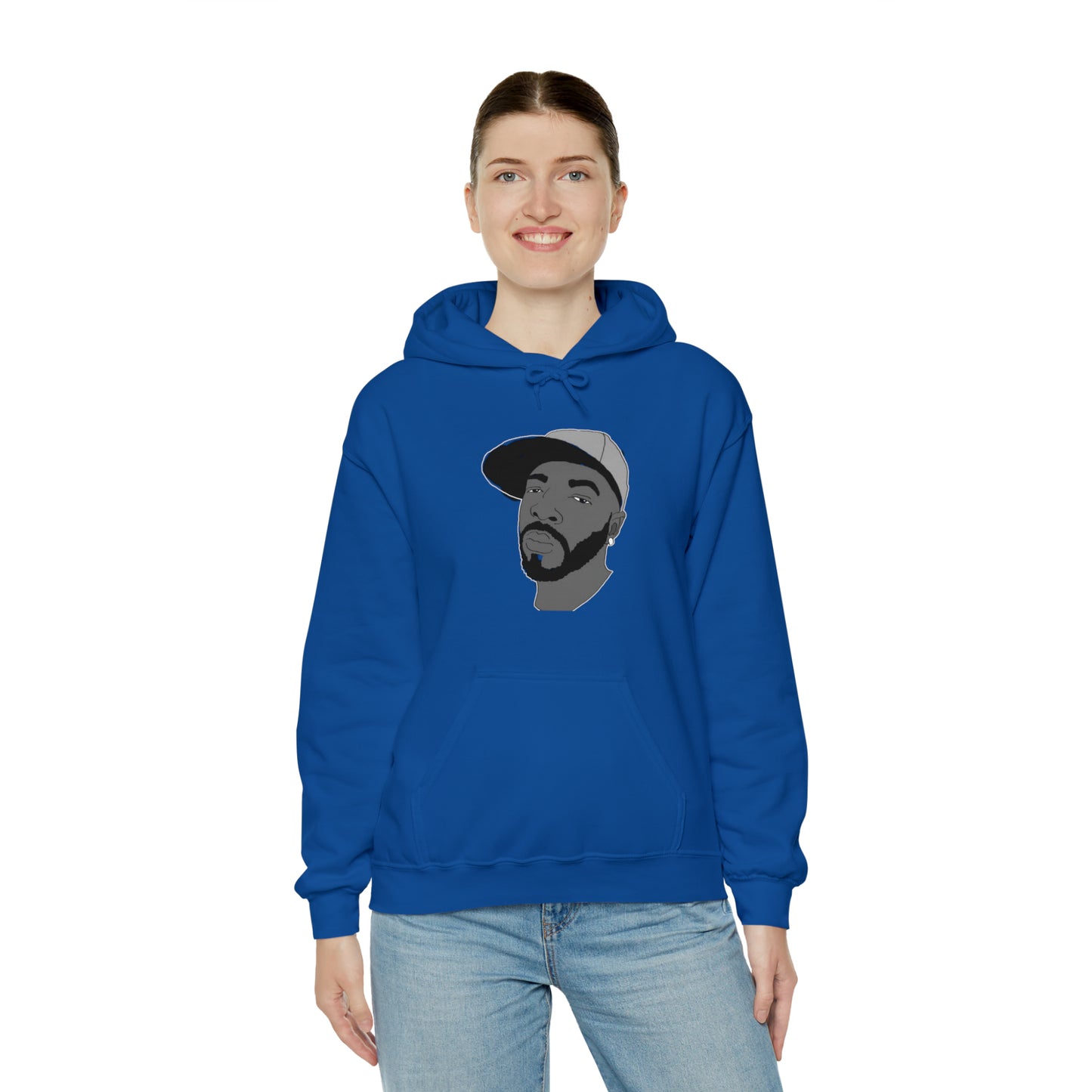 Phantom Head Scarred Hooded Sweatshirt