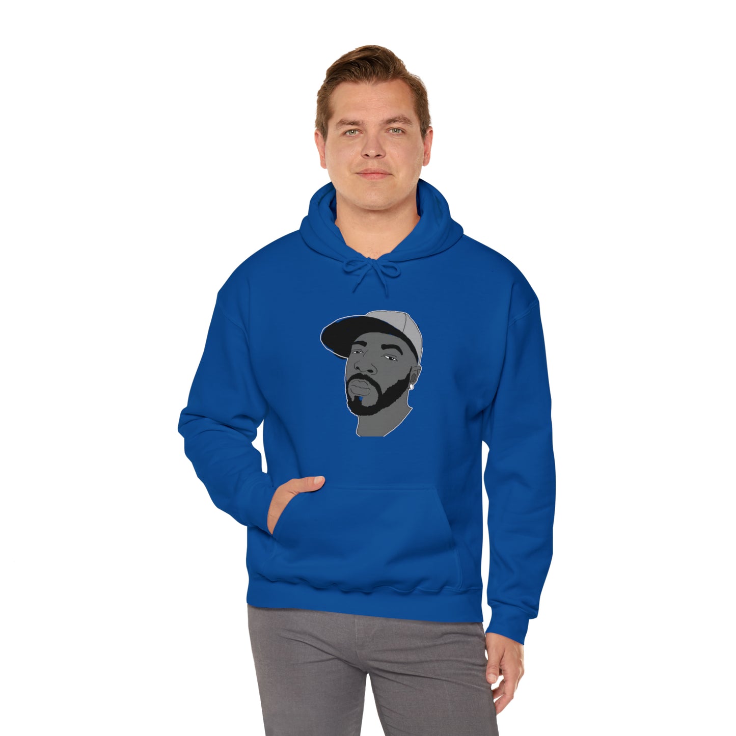 Phantom Head Scarred Hooded Sweatshirt